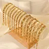 Pulsera Cadena de Acero Inoxidable 304 Transfronteriza Personalizable Joyería DIY Accesorios Chapado en Oro de 18K Hebilla Ot Pulsera de Acero de Titanio Pulsera