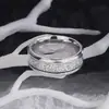 Suéter de Moda de Acero Inoxidable Estilo Coreano de Gama Alta Combinado con un Anillo de Pareja, Acero de Titanio Resistente a la Decoloración Textura Mate Accesorio Versátil