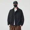 Jaqueta Masculina 2026 Primavera e Outono Gola Alta Tendência Versátil Roupa de Trabalho Casaco Simples Elegante Casual