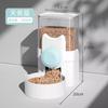 Huayuan Tiantian Jaula para Mascotas Dispensador de Agua Set Automático de Comida para Perro Tazón para Beber para Gato Dispensador de Agua Explosivo