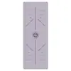 Esterilla de yoga PU caucho natural estudio de yoga hombres y mujeres principiantes antideslizante resistente al desgaste danza fitness Deportes mat de tiranos locales