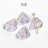 30 hojas transparentes de Heidi con cuentas de hoja de arce AB color Cuentas DIY Accesorios para joyería Material al por mayor ABS
