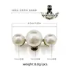 Accesorios para Zapatos de Tacón Alto de Mujer, Hebilla de Clip Multifuncional Desmontable Superior, Hebilla de Perla, Aleación Cristal Perla Transfronteriza