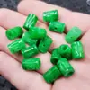 Pingente Gan Jade Verde Passe-partout Yang Verde Passe-partout Dinheiro Jade Contas Espalhadas Pingente Jade Passe-partout com Contas