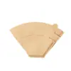 102 Caja de Papel Filtro para Café de Pulpa de Madera con Forma de Abanico Filtro de Goteo Estilo Americano para Preparación Manual Bolsa de Filtro en Forma de Cono Papel Filtro