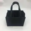Bolsa de Feltro para Vinho 6 Garrafas Bolsa de Mão Promocional Simples Feltro Vinho Tinto Vinho Cosméticos Bolsa Multifuncional Vinho