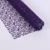 Malha para embrulho de flores malha jacquard malha de ganso malha de papel para embalagem Dia dos Namorados decoração de malha para buquê de mosquitinho