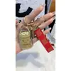 Bolso Cubo de Oro Puro 999, Eres Rico, Llavero de Coche, Colgante para Bolso de Presbicia, Regalo del Día de San Valentín Chino para Novia