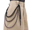 Amazon Novidade Corrente de Calça Moda Corda Trançada Corrente de Calça Mix and Match Corrente de Metal Jeans Tendência Hip Hop Corrente de Calça