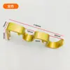 Soporte de pared de doble curva para barra romana al por mayor transfronterizo, marco de soporte base para cortina lateral, accesorios universales para barra de cortina