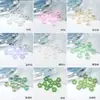 Contas Espaçadoras de Vidro Estrela de Cinco Pontas Vazada Esmalte de Cristal Joias Feitas à Mão Materiais para DIY Tarraxas de Brincos Presilhas Miçangas Acessórios para Roupas