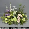 Arreglos Florales para Bodas, Arreglos Florales Estilo Bosque, Arreglos de Orquídeas Chidori, Decoraciones para Banquetes de Compromiso, Decoraciones de Ventana Verdes y Blancas