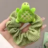 Lazo Creativo Lindo de Pingüino Pez de Dibujos Animados para el Cabello para Mujeres con Cabeza de Bola y Coleta Lateral Diadema Peluche Otoño e Invierno