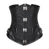 Corset Transfronteiriço Corset Vintage Curto Fivela de Aço Jacquard Corset Punk Clip Apertado para Cintura Barriga Vedação de Cintura Gótica