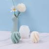 Molde de Aromaterapia para Velas Irregular Cilíndrico Ondulado Molde de Silicona para Velas Herramientas para Hacer Aromaterapia de Yeso