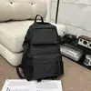 Mochila de Lona Estilo Nuevo para Hombres, Mochila Casual Moderna y Genial para Estudiantes de Secundaria y Preparatoria, Estudiantes Universitarios, Mochila para Trabajo con Computadora, Versión Coreana Impermeable