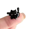 Presilha de Osso de Orelha de Gatinho Fofo Desenho Animado Feminina 2025 Novo Estilo Quente Clipe de Orelha Distintivo Pequeno e Requintado Brincos para Festa de Estudantes