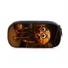 Estojo de Lápis Estilo Cartoon Pixelado Transfronteiriço para Alunos do Ensino Fundamental, Bolsa de Lápis de Camada Única com Grande Capacidade para Armazenamento de Material Escolar