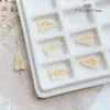 Vidrio checo doméstico vintage hortensia mariposa oso hojas hechas a mano trazado oro pulsera DIY material accesorios