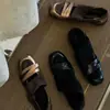 Zapatos Mary Jane Gruesos de Velcro Estilo Funcional Retro para Mujer, Nuevos Zapatos de Ballet Deportivos de Corte Bajo para Primavera y Otoño