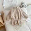 Traje de Terciopelo Versátil Estilo Coreano Otoño e Invierno para Bebé con Cuello Alto, Conjunto Deportivo Pulóver, Ropa Exterior, Traje de Dos Piezas para Niños, Lote