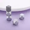 Venta al por mayor de fábrica cuentas octogonales de colores cuentas octogonales de madera cuentas geométricas de colores cuentas multiángulo cuentas de madera cuentas sueltas al por mayor