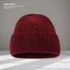Gorra con Logo Personalizado para Mujer en Otoño e Invierno Circunferencia de Cabeza Grande Bordada Estampada Gorra de Lana Cálida Protección para los Oídos Gorra para el Frío Venta al por Mayor Gorra de Punto