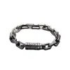 Estilo Étnico Retrô Simples Punk Cool Pulseira com Padrão de Rattan Moda Coreana Vintage Pulseira Masculina Joias Atacado
