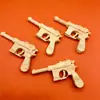 Artesanías de Madera Nostálgicas Modelo de Pistola con Relieve de Roble Retro Cultural y Creativo Pistola de Juguete para Niños Artesanía de Madera al por Mayor