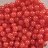 Cuentas redondas de gelatina acrílica de 12-16 mm, cara lisa, agujero recto, cuentas redondas de plástico sueltas, material de cuentas hecho a mano para bricolaje