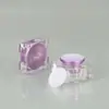 Ponto 5G quadrado plástico transparente creme frasco cosmético pequeno amostra frasco de creme para os olhos portátil viagem conjunto sub-frascado