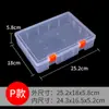 Wg6Qpp Caja Pequeña Rectangular Caja de Plástico Caja de Embalaje Tornillo Pequeño Hogar Caja de Almacenamiento Transparente Joyería Piezas de Ferretería
