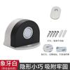 Acero inoxidable puerta superior elevada tortuga grande superior puerta sin perforaciones toque de puerta tope de puerta hemisferio metálico anticolisión tope de puerta grueso tope de puerta