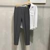 2024 Nuevo Estilo Pantalones Nueve Puntos para Hombre Marca de Moda Negocios Caída Cintura Elástica Pantalones Casuales Pantalones de Traje