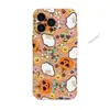 Funda de Teléfono Halloween Fantasma Calabaza Floral Retro Linda para iPhone17 Apple 18Promax Película Estuche Duro