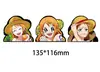 Adesivos 3D Gradiente de Anime, Adesivos de Ilusão, Adesivos para Computador, Adesivos para Carro, Adesivos para Caneca Térmica, Adesivos Criativos Personalizados de Desenho Animado