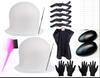Set de Herramientas para Teñir el Cabello Gorro de Silicona para Mechas Pincel para Teñir el Cabello Guantes de Goma Pinza de Cocodrilo Bufanda de Peluquería En Stock