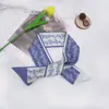 Caja de Regalo Popular Bufanda de Seda Carta Diadema Lazo Bolsa Lazo Cinta Verde Regalo a Mano Cinta del Festival del Bote del Dragón Bufanda de Seda