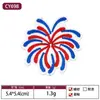 Parche bordado para el Día de la Independencia en EE. UU., parches de tela autoadhesivos para reparación de ropa DIY, parches bordados, producto transfronterizo más vendido