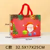 Bolsa Não Tecida Laminada Logo Personalizado Bolsa de Presente Promoção Corporativa À Prova d'Água Ecológica Bolsa Tiracolo Personalizada Bolsa Tote de Natal