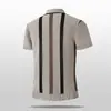 Polo de punto de manga corta para hombre de verano, camiseta elástica, corte holgado, estilo americano y coreano, estilo Dongdaemun