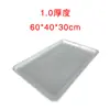 Molde Rectangular Grande de Aluminio Antiadherente para Hornear 60X40 Horno para Pastel Pan Especial Antiadherente Profundo