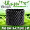 Venta directa PVC grueso controlador de raíces negro recinto tablero cuenco de nutrientes controlador de raíces bolsa de plantación tablero de drenaje plástico grande favorablemente