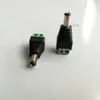 Conector BNC para AV para Vídeo de Vigilância, Conectores de Três Vias Um Macho e Dois Fêmeas, Conector Passante Reto DC Macho e Fêmea, BNC para RCA Macho