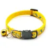 Collar para Perro con Estampado de Huesos con Cascabel Correa para Perro Cabeza de Gato Hebilla de Plástico Collar de Hueso Suministros para Mascotas