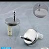 Parafuso de fixação especial em formato de vaso sanitário transfronteiriço, parafuso de fixação com bucha, parafuso de placa de cobertura, parafuso de conexão de vaso sanitário antigo, conexão de parafuso