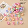 Acrílico Color AB Color Sólido Dos Tonos Caramelo Mariposa Con Cuentas Cadena para Teléfono Móvil Cuerda para el Cabello Cuentas Sueltas Accesorios para Joyería DIY Venta al por Mayor