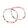 Conjunto de Pulseras con Piedras Naturales de Alto Nivel Dopamina, Diseño de Nicho Popular, Conjunto de Pulseras Joyería para Mejor Amigo Estudiante