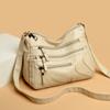 Bolsas para Mulheres de Meia-Idade e Idosas 2026 Novo Estilo Mochila Feminina de Couro Macio Grande Capacidade Bolsa de Ombro Único Transversal Bolsa para Mãe de Meia-Idade