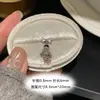 Colección de Pendientes de Circonita Rosa Brillante, Pendientes de Acero de Titanio Médico con Forma de Lazo y Corazón, Elegantes Pendientes para Dama